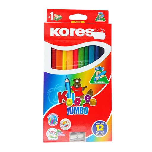[93512.21] COLORES JUMBO x12PZS+SACAPUNTAS