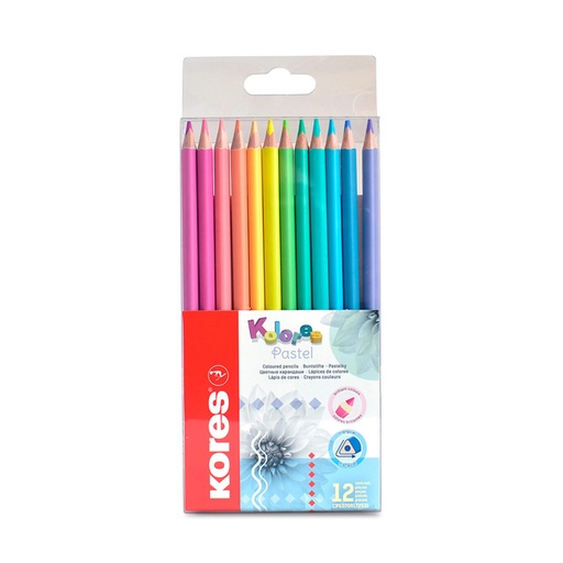 [93311.01] COLORES TRIANGULARES PASTEL x12PZS