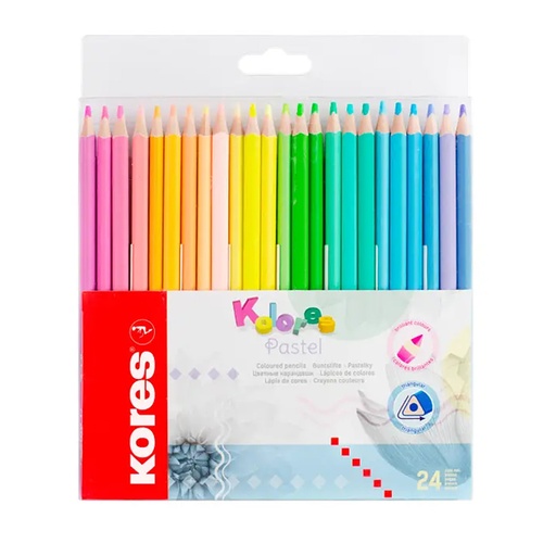 [93321.01] COLORES TRIANGULARES PASTEL x24PZS