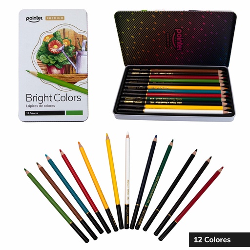 [ACP-12] LAPICES DE COLORES PREMIUM x12PZS