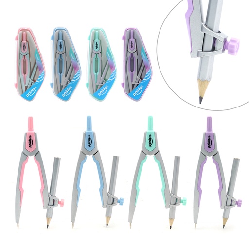 [CM-23216] COMPAS COLOR PASTEL CON LAPIZ