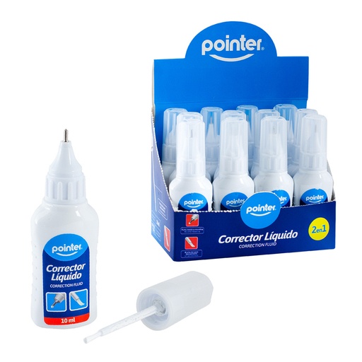 [CP-197] CORRECTOR LIQUIDO 2 EN 1 - 10ML