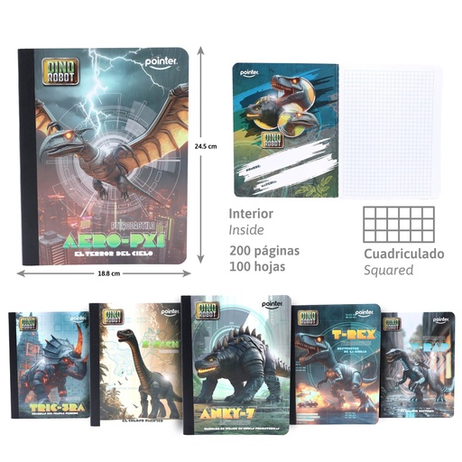 [COS-15-SQ] CUADERNO COSIDO CUADRITO