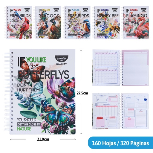 [MW-ESP-04-5M] CUADERNO ESPIRAL 5 MATERIAS