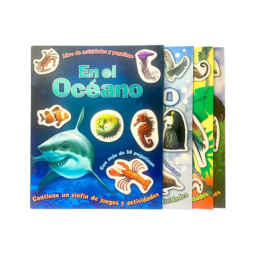 [978-980-413-018-2] CUENTO COLECCIÓN LIBRO DE ACTIVIDADES Y PEGATINAS 