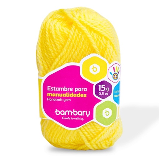 [329-8010/225] ESTAMBRE PARA MANUALIDADES AMARILLO - 15G