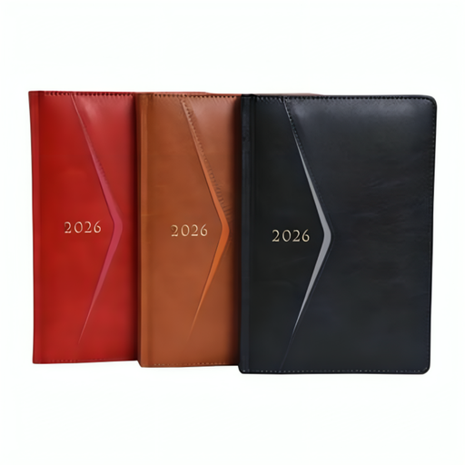 [783-2033299] AGENDA 2026 A5 BORDE DORADO PAPEL AMARILLO 184 PAG 14.5x21.1