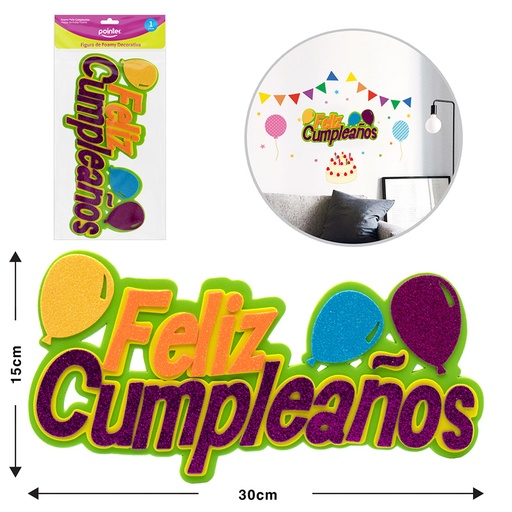 [ANC-1949] FIGURAS DE FOAMY DECORATIVA x1PZA