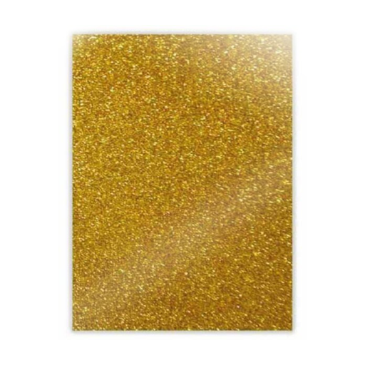 [0549.013.6] FOAMI ESCARCHADO ORO RICO CARTA (20X30CM)