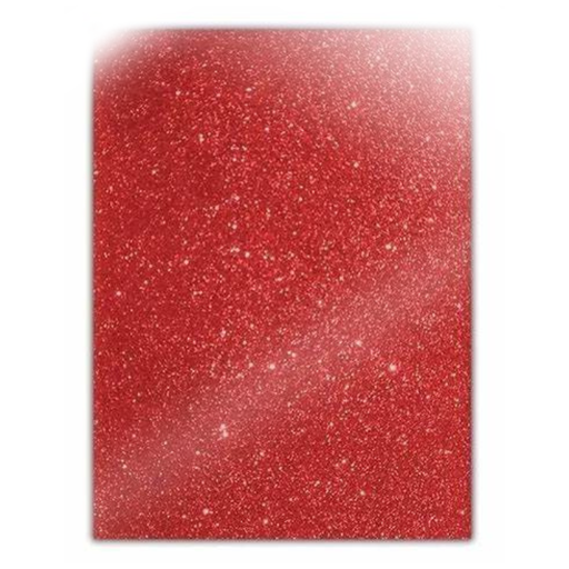 [0549.002.6] FOAMY ESCARCHADO ROJO RUBI - CARTA 20x30CM