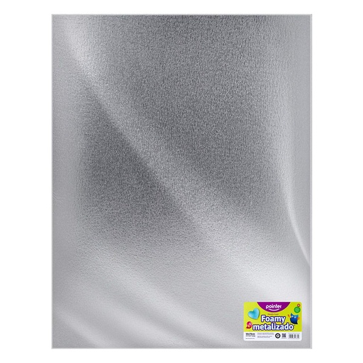 [MT-EVA-7016-57] FOAMY METALIZADO PLATA - GRANDE (50x70CM)