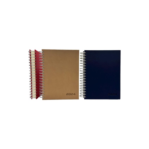 [783-2033064] AGENDA B5 DIARIA BORDE DORADO