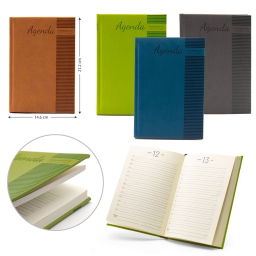 [AG-2130-AP] AGENDA PERMANENTE A5 - x200 HOJAS