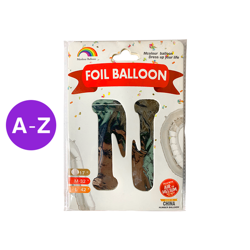 [A959-BLLT-SG] GLOBOS LETRAS TALLA 17 