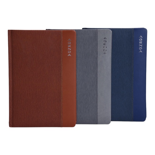 [783-2033252] AGENDA PERMANENTE A5 PAPEL BLANCO 196 PAGINAS 14.5x21.1  (copia)