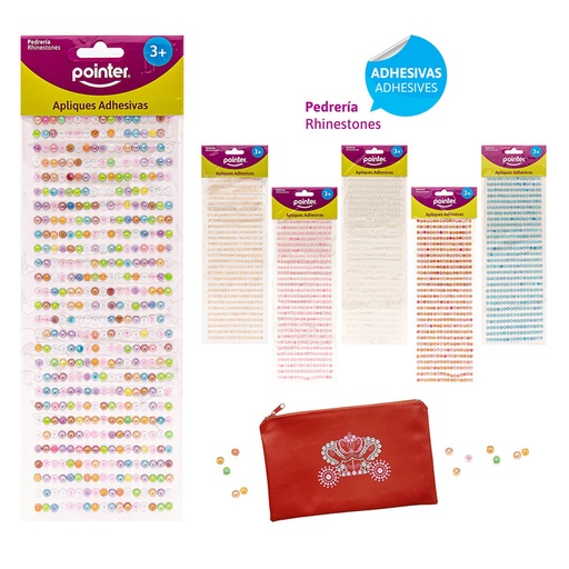 [ST-2017002] APLIQUES ADHESIVOS (PEDRERIA)