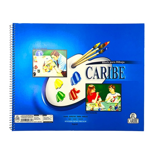 [N026148DU] BLOCK DE DIBUJO CON ESPIRAL GRANDE - 34x28CM