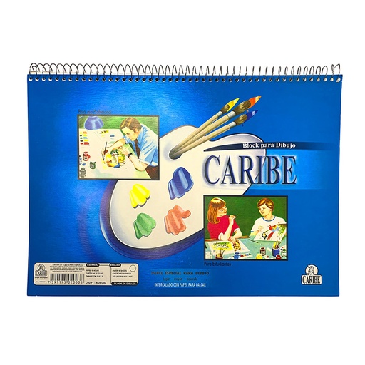 [N026120D] BLOCK DE DIBUJO CON ESPIRAL PEQUEÑO