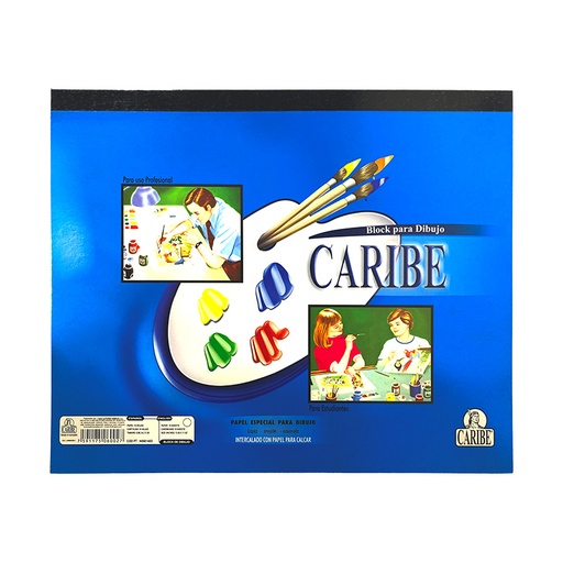 [N066148D] BLOCK DE DIBUJO ENCOLADO 34x28CM