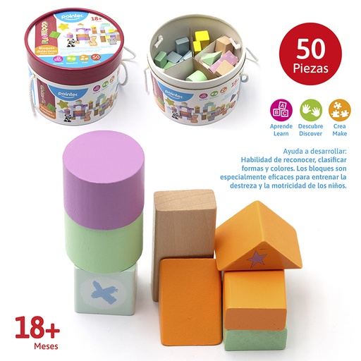 [PZZ-23138] BLOQUES DIDACTICOS X50 PZAS