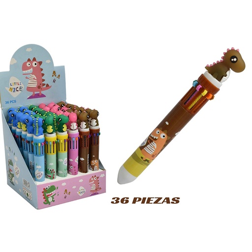 [85870] BOLIGRAFOS DINOSAURIO (MULTICOLOR) X1 