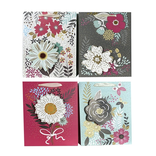 [786-6450815] BOLSA DE REGALO 3D (FLORES) S