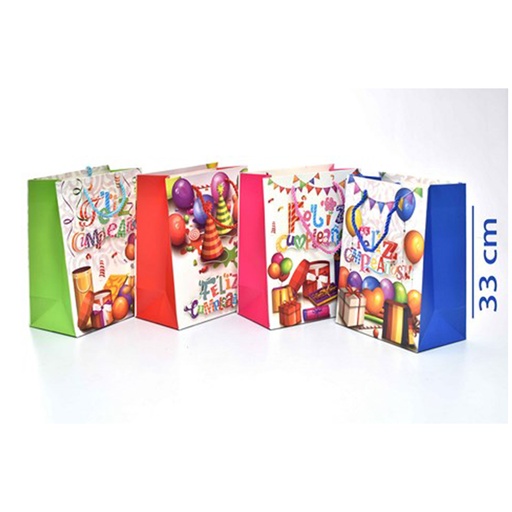 [84630] BOLSA DE REGALO (FELIZ CUMPLEAÑOS) M