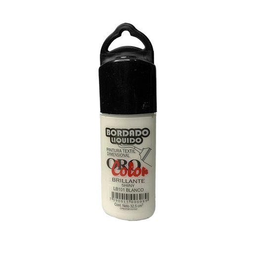 [LB-101] BORDADO LIQUIDO BRILLANTE BLANCO 32,5ML