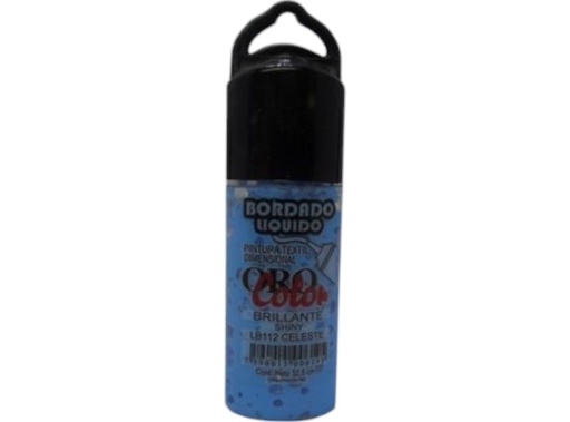 [LB-112] BORDADO LIQUIDO BRILLANTE CELESTE 32,5ML