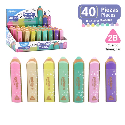 [ER-23103] BORRADOR TRENDY 2B LAPIZ PASTEL