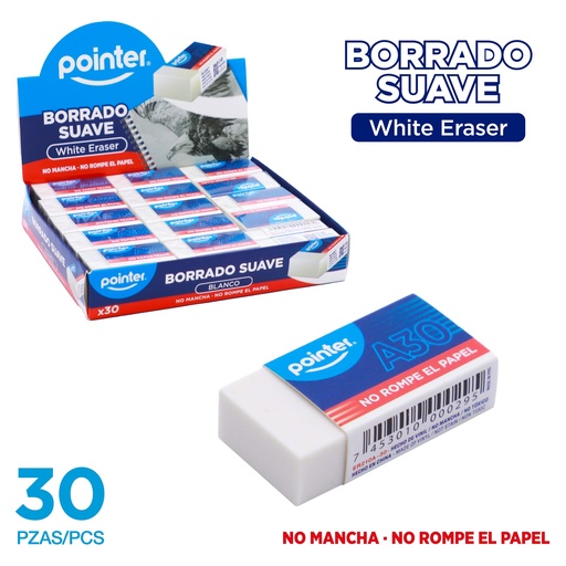 [ER210A-30] BORRADOR BLANCO  S
