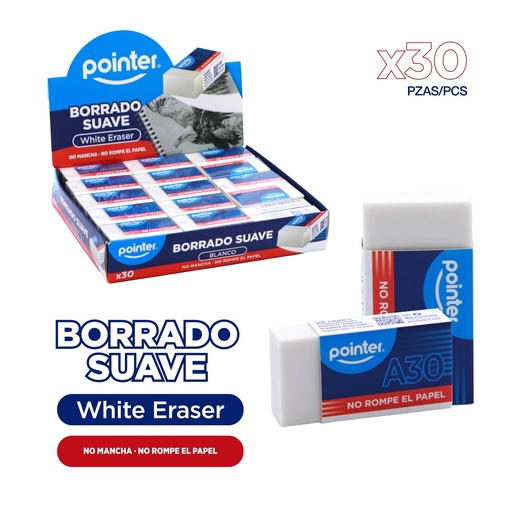 [ER210A-30] BORRADOR BLANCO  S