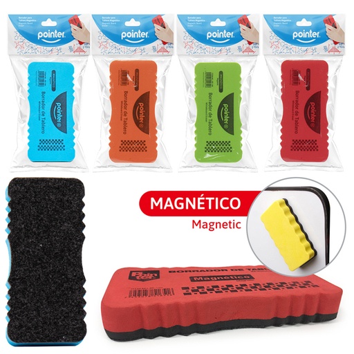 [BE-189] BORRADOR MAGNETICO GRANDE PARA TABLERO ACRILICO - TIPO ESPONJA