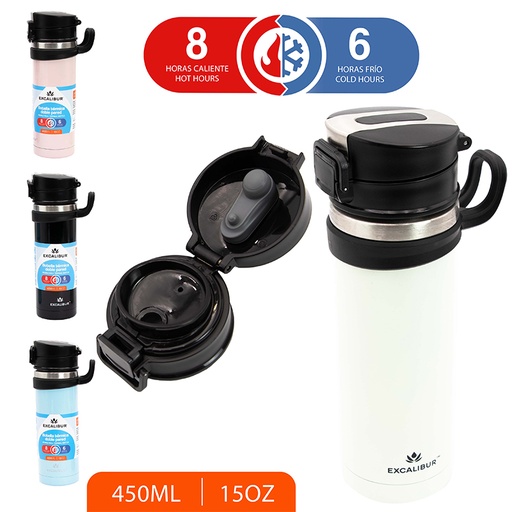 [A164-BD7024] BOTELLA TERMICA DOBLE PARED - 450ml