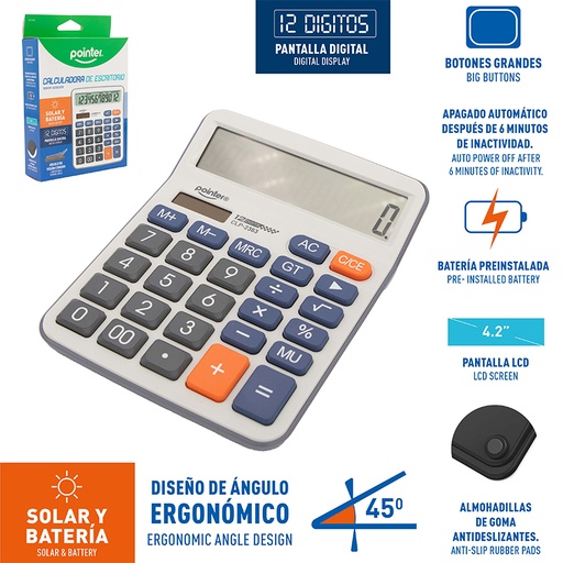 [CLP-2363] CALCULADORA 12 DIGITOS