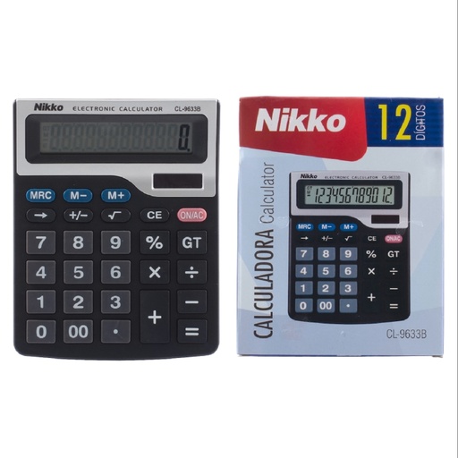 [CL-9633B] CALCULADORA 12 DIGITOS