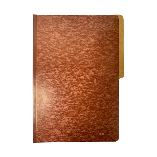 [R404132S200] CARPETA MARRÓN FIBRA SIDERAL OFICIO