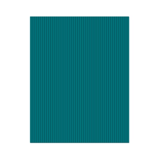 [1011.10] CARTULINA ONDA MICROCOLOR AZUL TURQUESA 161GR 50x70CM