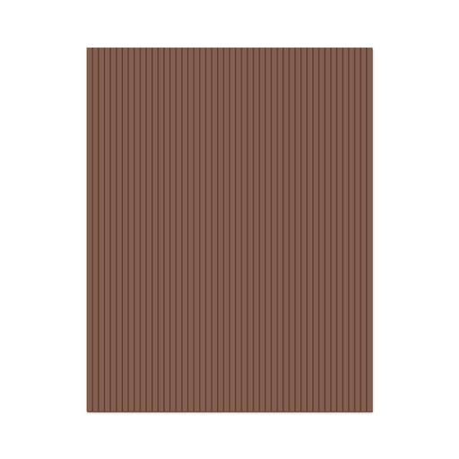 [1018.10] CARTULINA ONDA MICROCOLOR MARRÓN CHOCOLATE 161GR 50x70CM