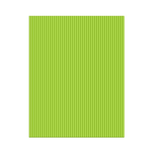 [1025.10] CARTULINA ONDA MICROCOLOR VERDE MANZANA 161GR 50x70CM