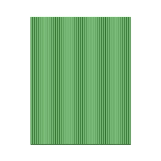 [1014.10] CARTULINA ONDA MICROCOLOR VERDE NAVIDAD 161GR 50x70CM