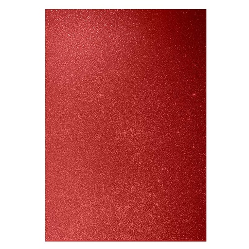 [140.15.10] CARTULINA ESCARCHADA 350GR ROJO RUBI