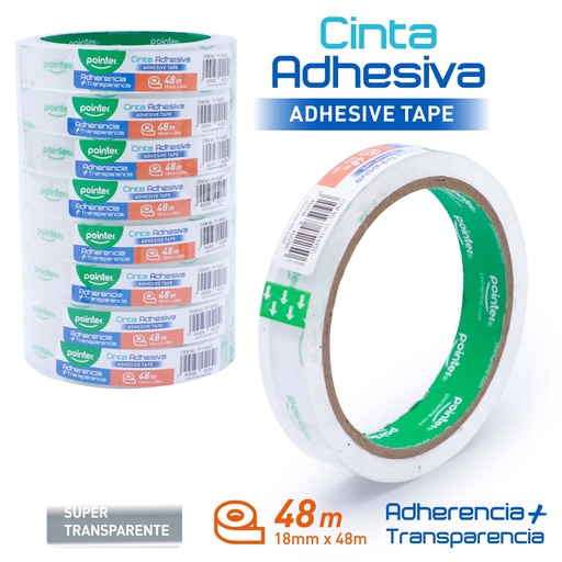[TP-1848SC] CINTA ADHESIVA (40mic x 18mm x 48m)