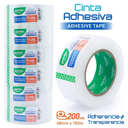 [TP-48200C] CINTA ADHESIVA DE EMPAQUE (48mmx200yd) 40mic