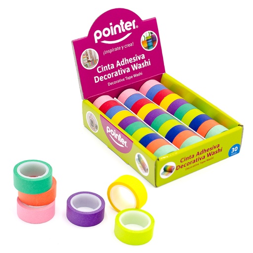 [WATP-19-30] CINTA ADHESIVA DECORATIVA WASHI MATE