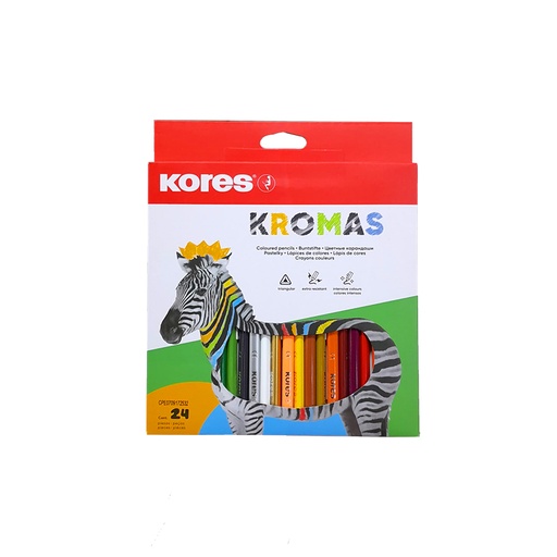 [93392.21] COLORES TRIANGULARES KROMAS x24PZS