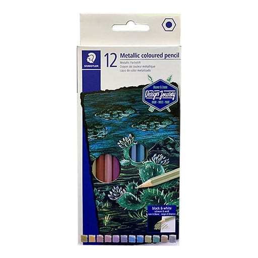 [146M-C12] COLORES METALICOS STAEDTLER X12