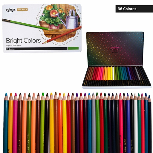 [ACP-36] LAPICES DE COLORES PREMIUM x36PZS