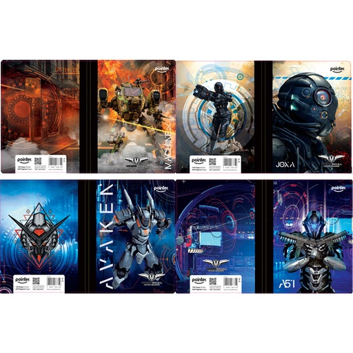 [YL-5-RB3] CUADERNO 5 MATERIAS (ROBOTS)