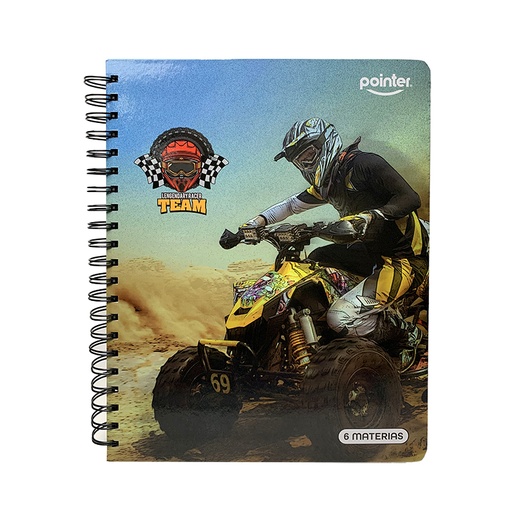 [YL-6-DP3-210] CUADERNO 6 MATERIAS (DEPORTE) 210 PAGS